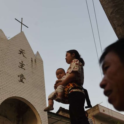 A Catholic Church in Changjing in Guangxi province, close to where the missionary Auguste Chapdelaine lived and worked. Photo: AFP