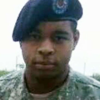 Dallas gunman Micah Johnson in his US Army uniform. Photo: AP