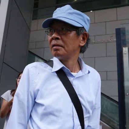 Bookseller Lam Wing-kee leaves Hong Kong police headquarters in Wan Chai after giving a statement. Photo: K. Y. Cheng