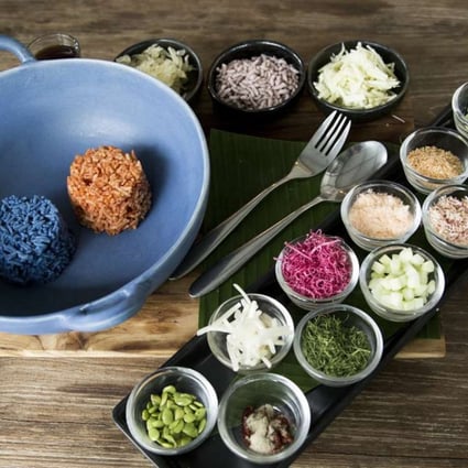 DIY Thai rice salad at Woo Cafe. Photos: Alexis Holm