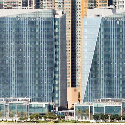 The One HarbourGate, the office building at 18 Hung Luen Road, Hong Kong.