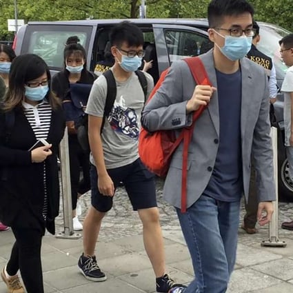 Relatives of the injured Hong Kong victims arrive at a hospital in Wuerzburg. Photo: Christy Leung