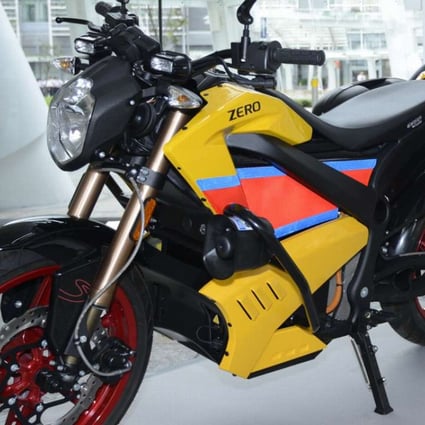 The Zero electric motorcycle purchased for use by Hong Kong Police. Image: Zero Motorcycles