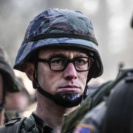 Joseph Gordon-Levitt as Edward Snowden in a still from Oliver Stone’s biopic, Snowden, which will debut at the Toronto International Film Festival.