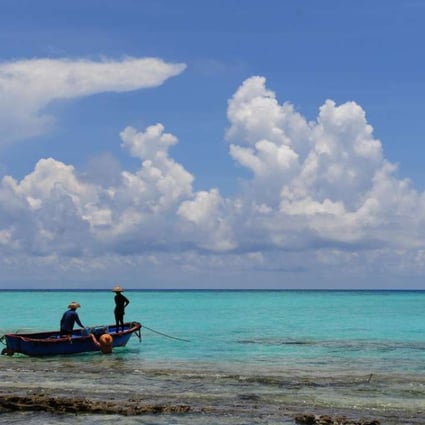 China is moving to protect its fishing and maritime resource rights. Pictured, fishermen in the surrounding waters of Tree Island, also known as Zhaoshu, in the Paracels off Hainan province. Photo: Xinhua