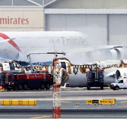Firefighter Killed Battling Blaze From Emirates Flight After Hard Landing In Dubai Airport South China Morning Post Firefighter Killed Battling Blaze From Emirates Flight After Hard Landing In Dubai Airport South China Morning Post