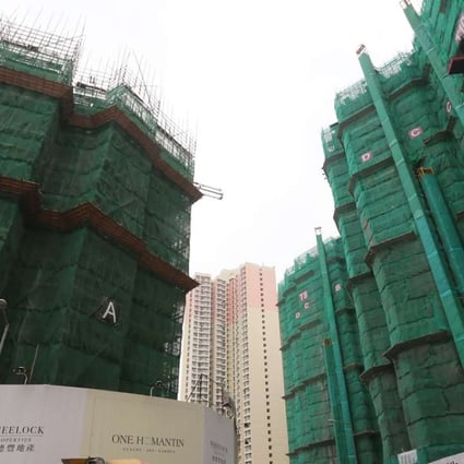 The increase in available units at new developments such as One Homantin (left) and Mantin Heights (right), Ho Man Tin, has put more pressure on luxury rents this year.