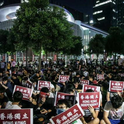 Thousands converged on Tamar Park on Friday for Hong Kong’s first ever independence rally where leaders electrified them with talk of a revolution. Photo: Sam Tsang