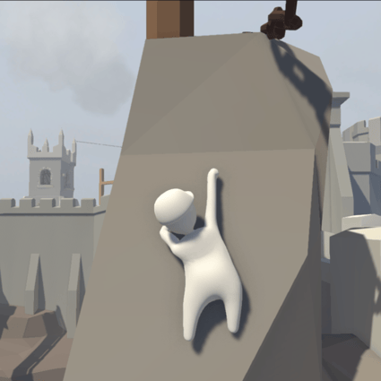 In Human: Fall Flat, you are a faceless little character struggling to get by in a world whose physics keep throwing you about.
