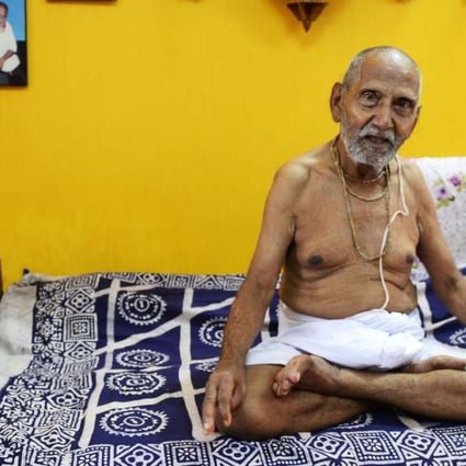 The Oldest Man Ever Indian Monk Credits No Sex Or Spices Policy For His Remarkable Longevity South China Morning Post Indian american native warrior man self portrait. the oldest man ever indian monk
