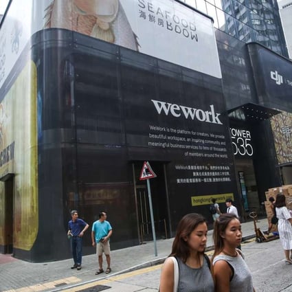 Tower 535 in Jaffe Road, Causeway Bay, where WeWork has taken eight floors. Photo: Sam Tsang