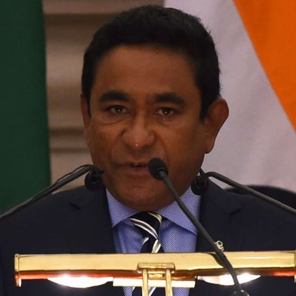 President of the Republic of Maldives Abdulla Yameen. Photo: AFP