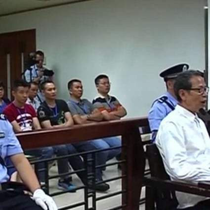 Lin Zuluan goes on trial in Foshan, Guangdong province, on Thursday. Photo: SCMP Pictures