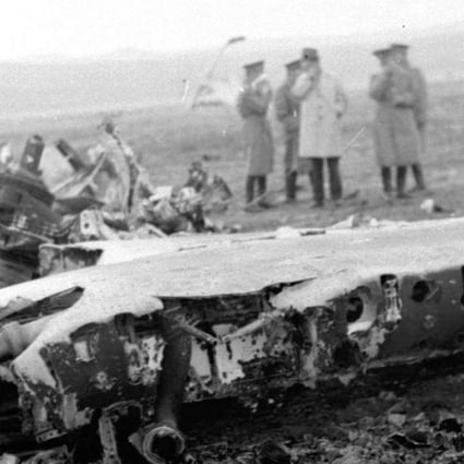 Lin Biao's plane crashed in the Gobi Desert in Mongolia on September 13, 1971. Photo: SCMP Pictures