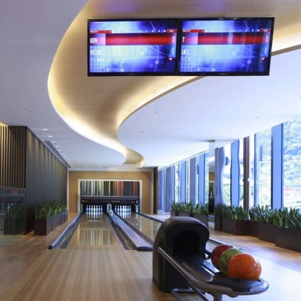 At the The Visionary in Tung Chung, sunshine also pours into its two-lane bowling alley. Photo: courtesy of PAL Design