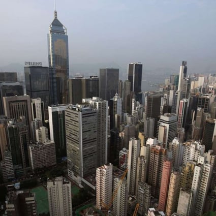 High rise residential and commercial buildings are seen on Hong Kong island. Photo: Reuters