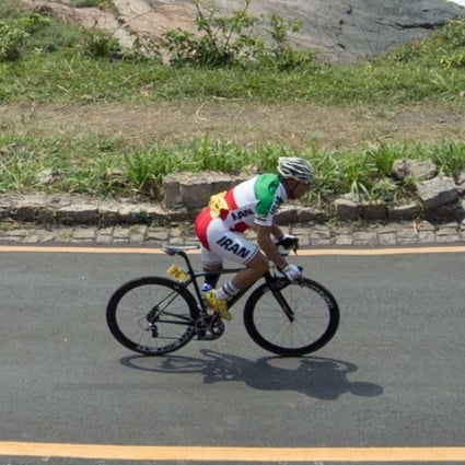 Iranian cyclist Bahman Golbarnezhad has died after suffering a cardia arrest following a collision in the men’s road race at the Paralympic Games in Rio. Photo: AP