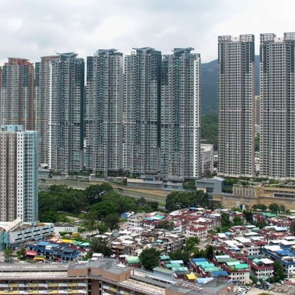 The scammers posed as a flat owner selling a property in residential estate Festival City in Tai Wai . Photo: SCMP Pictures