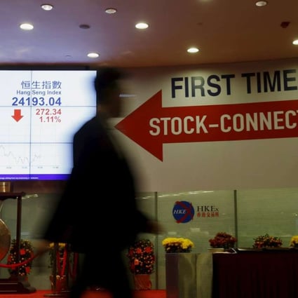The growing Stock Connect programme may cannibalise potential Hong Kong stock trading by Chinese investors through Hong Kong brokers, says HSBC report. Photo: Reuters
