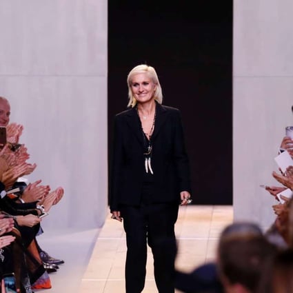 Maria Grazia Chiuri made her debut for Christian Dior at Paris Fashion Week. Photo: AFP