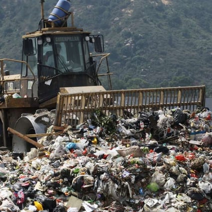 Hong Kong’s landfills are now nearing capacity. Photo: Edward Wong