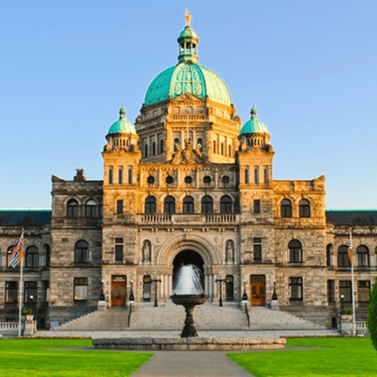 Legislature building, Victoria, British Columbia, Canada. Photo: Shutterstock