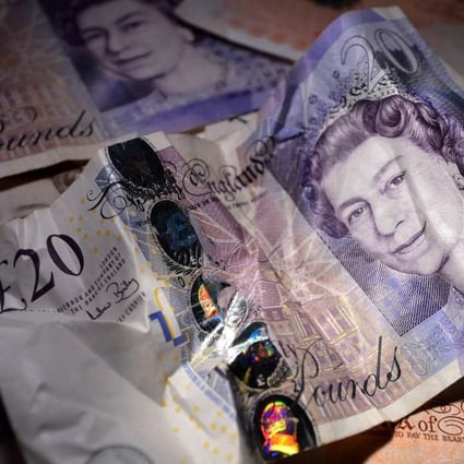 The pound has been hit with its biggest decline since the day Britain’s Brexit referendum result was announced. Photo: EPA