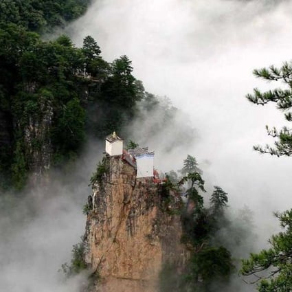 The cluster of tiny temples straddle peaks more than 1,660 metres above sea level. Photo: SCMP Pictures