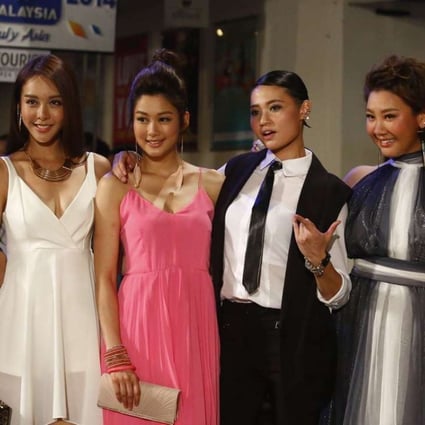 (From left) Anita Chui, Cathryn Lee, Eliza Sam, Mandy Ho, Joyce Cheng and Jeana Ho in the action comedy Special Female Force (category IIB, Cantonese) directed by Wilson Chin.