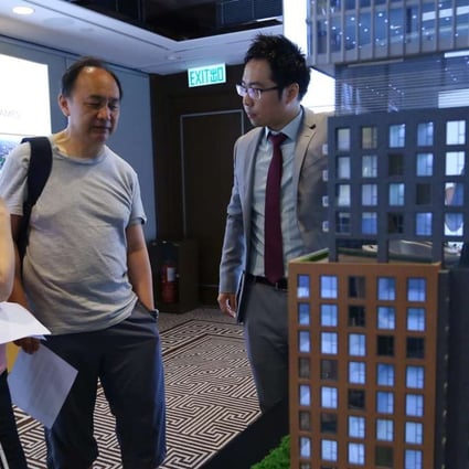 Developers regularly hold exhibitions in Hong Kong for those interested in buying London properties. Photo: Edmond So
