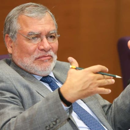 Transparency International’s Jose Carlos Ugaz called the lawyer’s letter sent to Apple Daily ridiculous. Photo: Xiaomei Chen