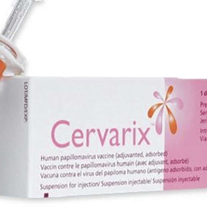 Cervarix, which protects against two strains of the human papillomavirus, was approved by the China Food and Drug Administration in July. Photo: SCMP Pictures
