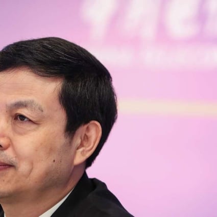 China Telecom chairman and chief executive Yang Jie said the company was focused on “seizing new development opportunities for transformation”. Photo: Edward Wong