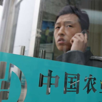 Agricultural Bank of China’s third-quarter profit result was bolstered in part by a decline in expenses following a round of layoffs in the first half. Photo: ReutersS