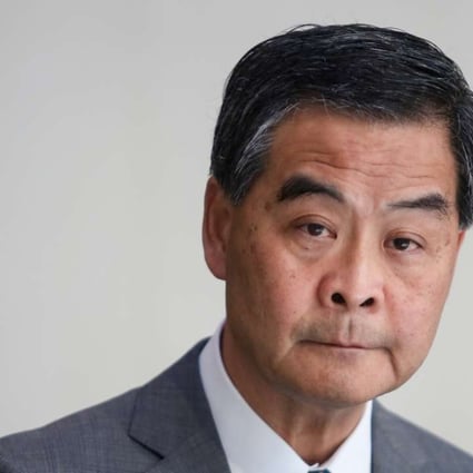 Leung has in recent years led senior officials to the annual event. Photo: Sam Tsang