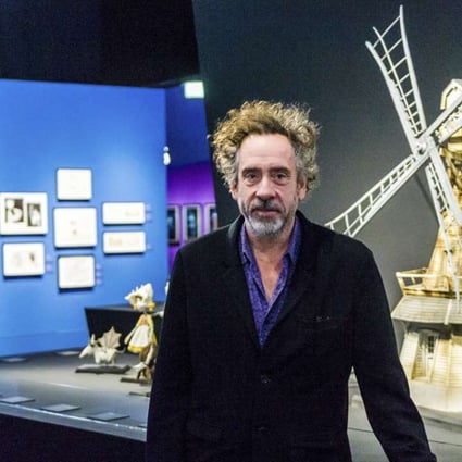 Tim Burton at his exhibition “The World of Tim Burton” in Hong Kong.