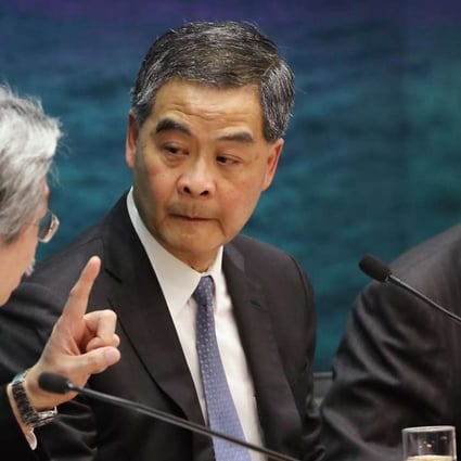 Chief Executive Leung Chun-ying announced on November 4 that the government was raising property stamp duty in an effort to curb runaway prices. Photo: Edward Wong
