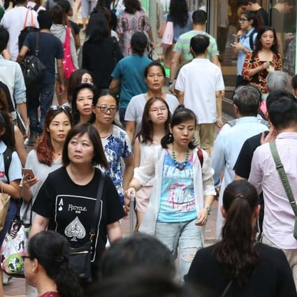 Shoppers in Causeway Bay, one of the places being considered for development of underground retail spaces. Photo: K. Y. Cheng