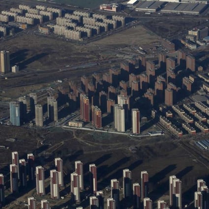 An aerial view of apartment blocks in Beijing. Photo: Reuters