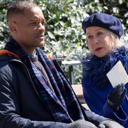 Will Smith and Helen Mirren in Collateral Beauty.