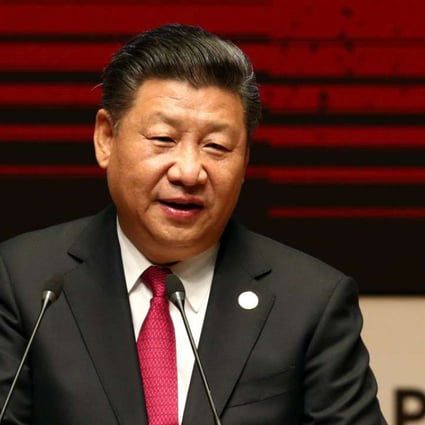 President Xi Jinping addresses a meeting of Apec leaders in Lima, Peru, yesterday. Photo: Reuters