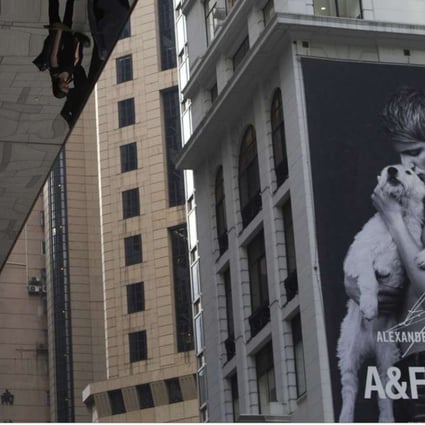 Abercrombie & Fitch is vacating the Pedder Building after five years, opting for an early exit on a lease that was set to expire in 2019. Photo: Bloomberg