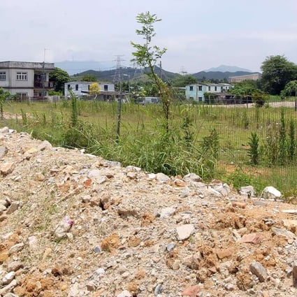 Illegal dumping in Ho Sheung Heung. Photo: Dickson Lee