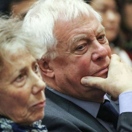 Chris Patten did not mince words when he addressed students about independence. Photo: Felix Wong