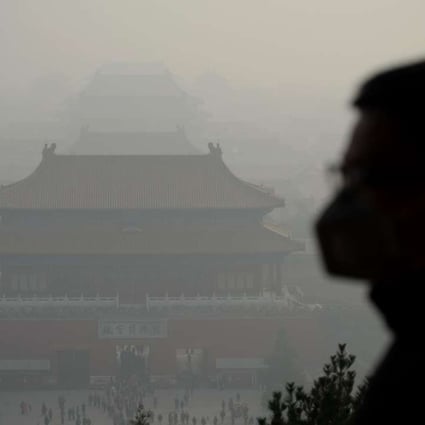 The severest smog so far this year will engulf Beijing and much of northern China from Friday evening until Wednesday night. Photo: AFP