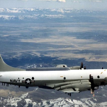 A US Navy EP-3E Aries II reconnaissance plane identical to one that made an emergency landing on Hainan on April 1, 2001. Photo: Reuters