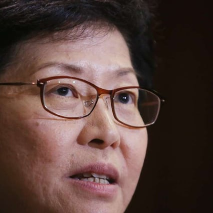 Chief Secretary Carrie Lam remains coy about her widely expected bid to join the chief executive race. Photo: Sam Tsang