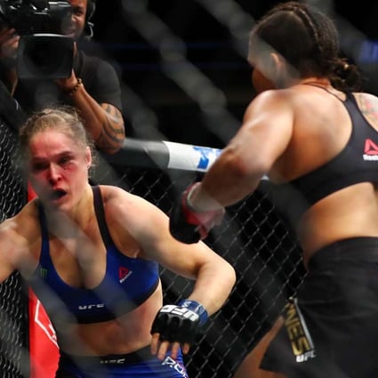 Ronda Rousey Stopped By Amanda Nunes 48 Seconds Into Comeback At Ufc 207 South China Morning Post Ronda rousey versus valentina shevchenko full fight video breakdown ▻ follow paulie g on social media. ronda rousey stopped by amanda nunes 48