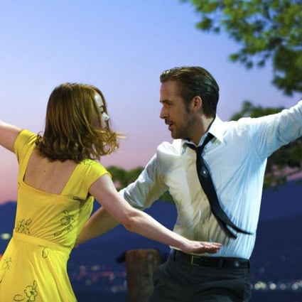 Emma Stone and Ryan Gosling in a scene from La La Land. Photo: AP