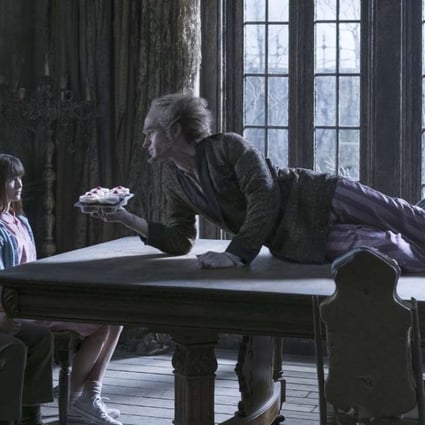 Louis Hynes, Malina Weissman and Neil Patrick Harris in the TV adaptation of A Series of Unfortunate Events.